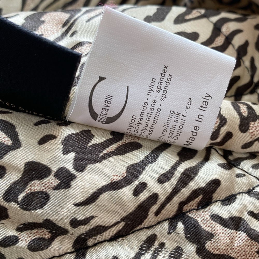 Just Cavalli quilted coat, off white, marked XL, but it’s a Medium - Picture 7 of 8